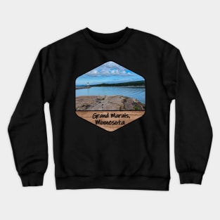 Grand Marais, Minnesota (Artist Point) Crewneck Sweatshirt